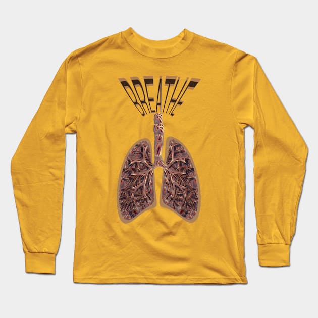 Breathe Long Sleeve T-Shirt by Zenferren